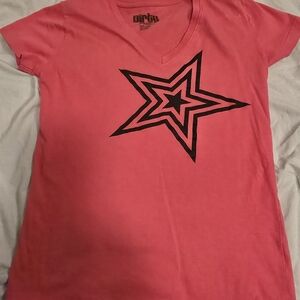 Pink Star Graphic Tee